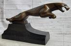 Prachtig Enorme Bronzen Beeld van een Jaguar GRATIS LEVERING, Antiek en Kunst, Verzenden, Brons