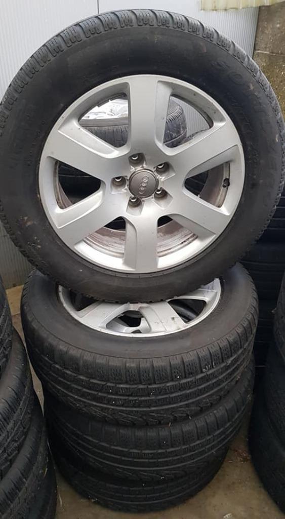 Audi A6 / A7 – 17" ALU Velgen met Winterbanden, Autos : Pièces & Accessoires, Pneus & Jantes, Pneus et Jantes, Pneus hiver, 17 pouces