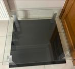 Zwarte vierkantige salontafel, Ophalen, 50 tot 100 cm, 50 tot 75 cm, Vierkant