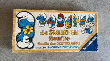Smurfen puzzel hout, Kinderen en Baby's, Ophalen, Gebruikt