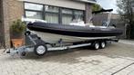Boottrailer te huur 2500kg dubbelasser, Watersport en Boten, Boottrailers, Ophalen, Geremd, 1500 tot 3000 kg, 6 tot 9 meter