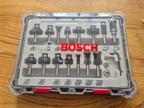 Bosch 15-delige set voor gemengde houtbramen, Ø 8 mm - Nieuw, Doe-het-zelf en Bouw, Gereedschap | Overige machines, Nieuw, Ophalen
