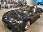 Fiat 124 Spider Turbo Lusso, Auto's, Achterwielaandrijving, Cabriolet, Zwart, Leder