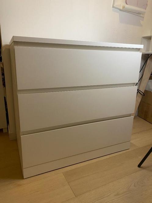 Komoda MALM, 3 rozmiary, biała, 80x78 cm, Huis en Inrichting, Kasten | Ladekasten, Zo goed als nieuw, Minder dan 100 cm, 50 tot 100 cm