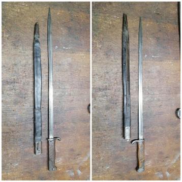 Duitse militaire bajonet M1898 Haenel Suhl 1906  beschikbaar voor biedingen