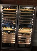 2 wijnkasten,180 flessen,2 zones,15 leggers, verlichting, Elektronische apparatuur, Koelkasten en IJskasten, Ophalen, Zo goed als nieuw