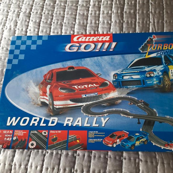 CARRERA GO WORLD RALLY. *NIEUW* ELECTR.RACEBAANSET., Kinderen en Baby's, Speelgoed | Racebanen, Nieuw, Racebaan, Elektrisch, Carrera