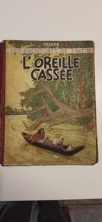 Bd tintin,l oreille cassee,1947, Livres, Utilisé, Enlèvement ou Envoi