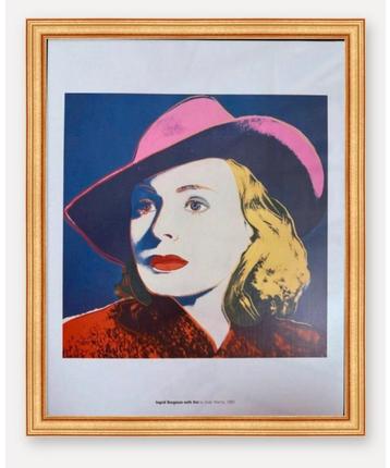 Andy Warhol " ingrid Bergman "  beschikbaar voor biedingen