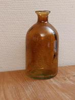 Vase bouteille en verre fumé brun (NEUF), Maison & Meubles, Moins de 50 cm, Autres couleurs, Enlèvement ou Envoi, Neuf