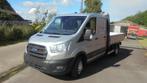 FORD TRANSIT 350 L - 170 PK - PICKUP - AIRCO - CRUISE - GARA, Auto's, 4 cilinders, Bedrijf, Overige carrosserie, Zilver of Grijs