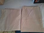 2 beige tafellopers, Ophalen of Verzenden, Zo goed als nieuw
