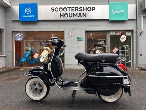 Vespa PX 125cc 3.380Km ZWART (nr.295), Fietsen en Brommers, Scooters | Vespa, Gebruikt, Overige modellen, Benzine