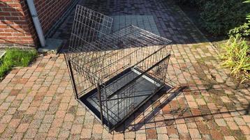 HONDENBENCH 90 X 60 X 66 - SHUIFDEUREN beschikbaar voor biedingen