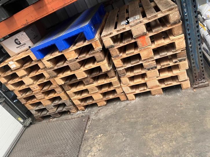 Euro pallets & kunststof pallets te koop, Diversen, Overige Diversen, Gebruikt, Ophalen