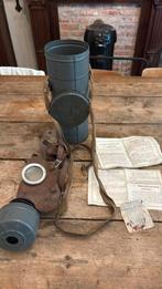 Gasmasker WOII - in perfecte staat, met handleiding, Ophalen, Landmacht, Overige typen