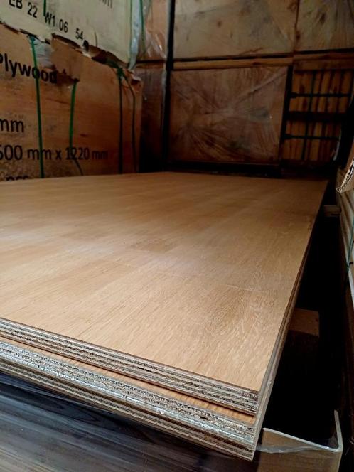 multiplex met eikenfineer 19mmx2440x1220, Doe-het-zelf en Bouw, Platen en Panelen, Nieuw, Multiplex, Minder dan 20 mm, Ophalen