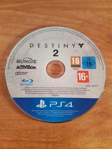 Jeu PS4 DESTINY 2 playstation Sony beschikbaar voor biedingen