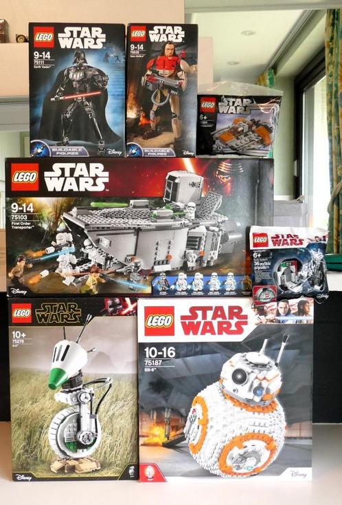 lego star wars 5 dozen + 2 polybags nieuw = 394 euro, Kinderen en Baby's, Speelgoed | Duplo en Lego, Nieuw, Lego, Complete set