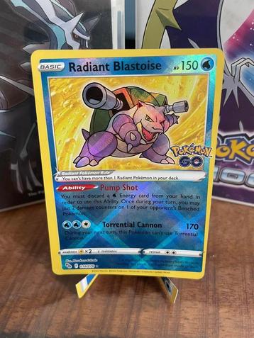 Offcenter radiant blastoise beschikbaar voor biedingen