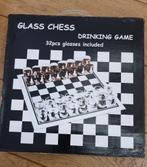 Echiquier en verre - Drinking game, Hobby & Loisirs créatifs, Comme neuf, 1 ou 2 joueurs, Enlèvement