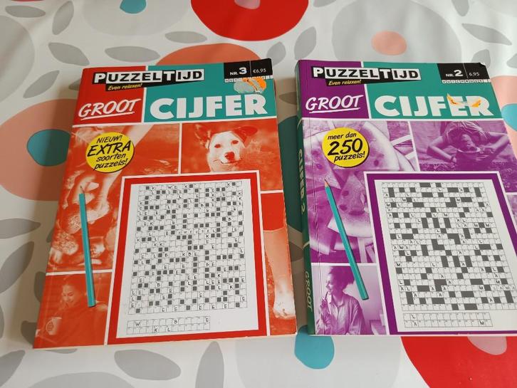 Puzzelboek Cijfers, Hobby en Vrije tijd, Denksport en Puzzels, Zo goed als nieuw, Puzzelboek, Ophalen