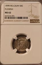 50 cent 1898 Vlaams, Postzegels en Munten, Ophalen of Verzenden