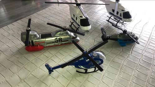 Mattel Matchbox + Teamster-helikopters, Hobby en Vrije tijd, Modelbouw | Vliegtuigen en Helikopters, Gebruikt, Helikopter
