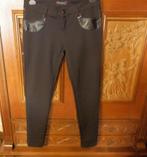 7 -pantalon femme t.42 noir - by swan  -, Comme neuf, By swan, Noir, Taille 42/44 (L)