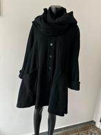 Sheila de  Vries manteau laine noir FR40, Noir