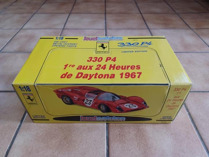 Ferrari 330 P4 – Limited Edition – Jouef Evolution – 1/18, Hobby en Vrije tijd, Modelauto's | 1:18, Zo goed als nieuw, Auto, Overige merken
