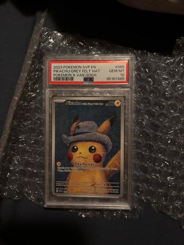 Pikachu van gogh psa10 in perfecte staat beschikbaar voor biedingen