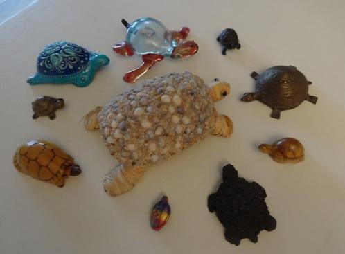 Collectie 11,  10 schildpadden, Verzamelen, Dierenverzamelingen, Gebruikt, Reptiel of Amfibie, Ophalen of Verzenden