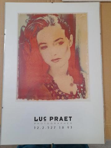 Originele promotieposter van Luc Praet  beschikbaar voor biedingen