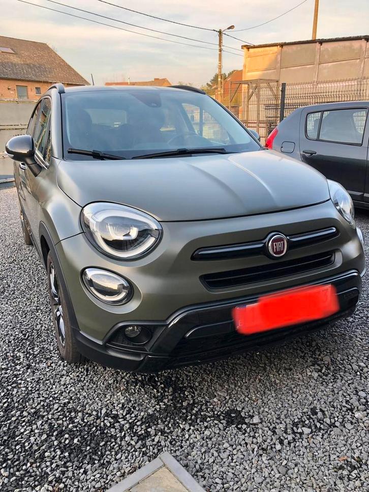 Fiat 500x cross S Design Firefly 1,0 120 cv, Auto's, Fiat, Particulier, 500X, USB, Benzine, Groen, Ophalen