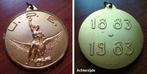 Onbekende medaille 100 jaar U.P.E. 1883-1983, Timbres & Monnaies, Pièces & Médailles, Bronze, Envoi