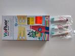 3 borsteltjes voor VioFluor elektrische tandenborstel, Nieuw, Tandenborstel, Ophalen of Verzenden