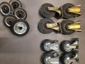 Vaste en zwenkwielen 16 en 20 cm beschikbaar voor biedingen