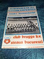 Club Brugge, programma Steaua Boekarest 1976, Verzamelen, Sportartikelen en Voetbal, Ophalen of Verzenden