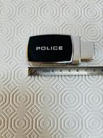 Police  metaalkleurige zwarte gesp voor riem met opbergbox, Handtassen en Accessoires, Overige Accessoires, Nieuw, Ophalen of Verzenden
