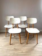 Mid Century eetkamerstoelen Ton jaren 60, Huis en Inrichting, Ophalen, Zo goed als nieuw