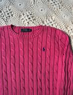 Ralph Lauren Kabel trui - roze - XS/S, Enlèvement ou Envoi, Comme neuf, Taille 34 (XS) ou plus petite, Rose