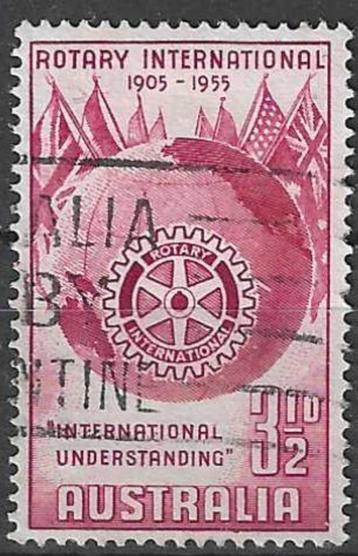 Australie 1955 - Yvert 217 - Rotary Internationaal  (ST)