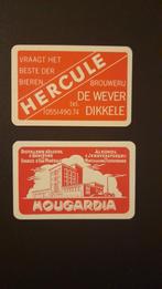 Speelkaarten Hercule  Brouwerij De De wever en Hougardia !, Verzenden, Speelkaart(en)