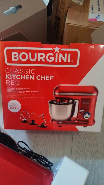 Bourgini kitchen chef Robotmixer, Electroménager, Enlèvement ou Envoi, Comme neuf