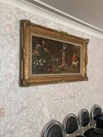 Prachtige grote schilderij mooie kader, Antiek en Kunst, Ophalen