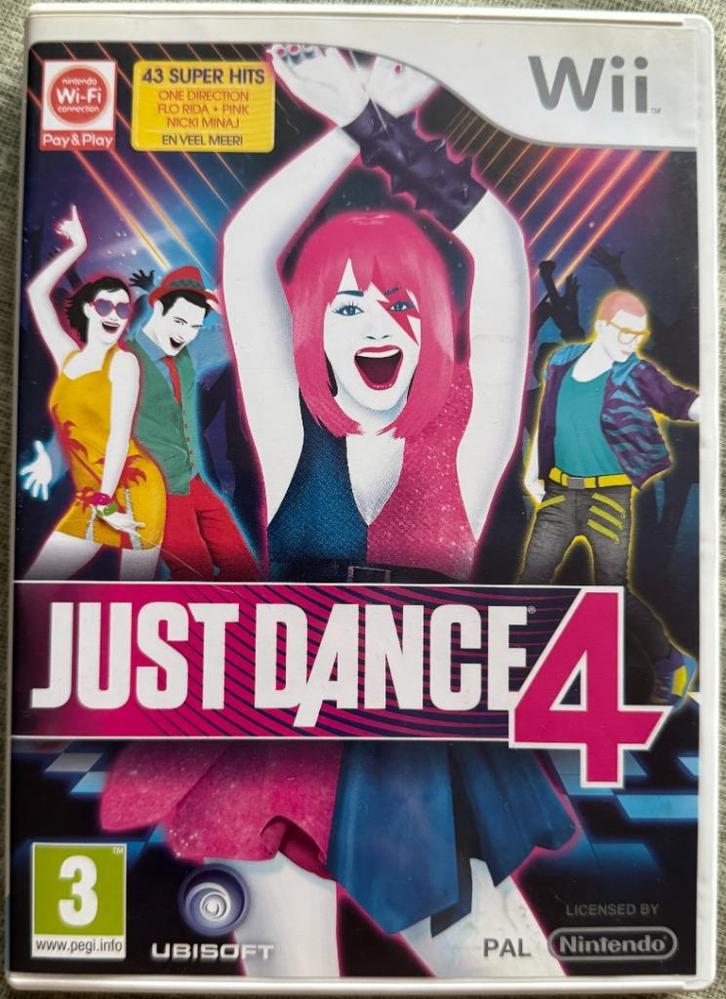 Just Dance 4 [Wii], Games en Spelcomputers, Games | Nintendo Wii, Gebruikt, Muziek, 3 spelers of meer, Vanaf 3 jaar, Ophalen of Verzenden