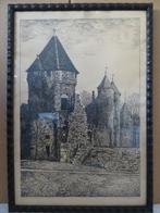 Litho K. Legrand litho Pater Vinck Toren Maastricht 42x61cm, Antiek en Kunst, Ophalen of Verzenden