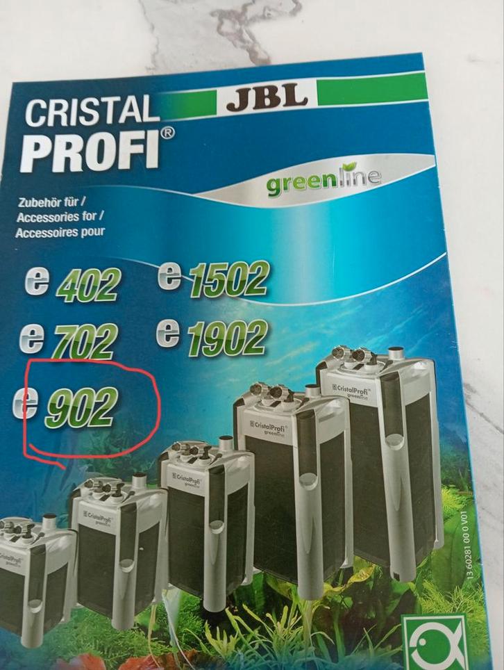 Aquariumfilter JBL Crystal Profi, Dieren en Toebehoren, Vissen | Aquaria en Toebehoren, Zo goed als nieuw, Ophalen