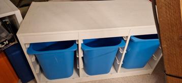 Opbergkast ikea met 3 bakken, Enlèvement, Comme neuf
